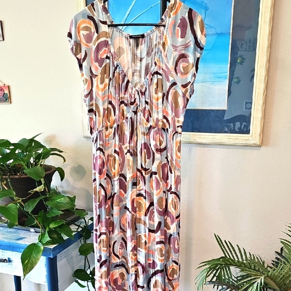Daisy Fuentes Multicolor Patterned Dress - Picture 1 of 3